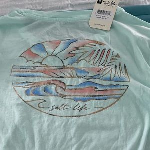 Salt life long sleeve tee